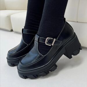 Entirely Mary Jane chunky heels